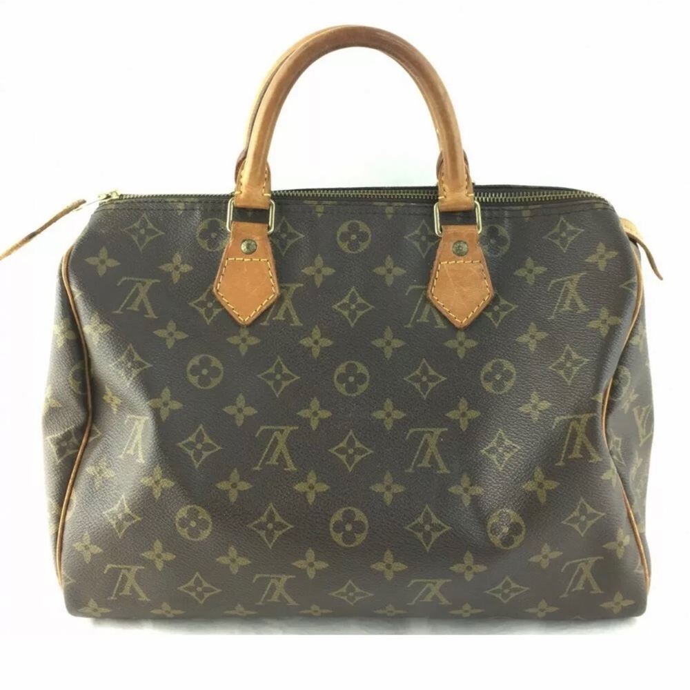 Louis Vuitton Monogram Logo Speedy 30 Dr. HandBag Purse